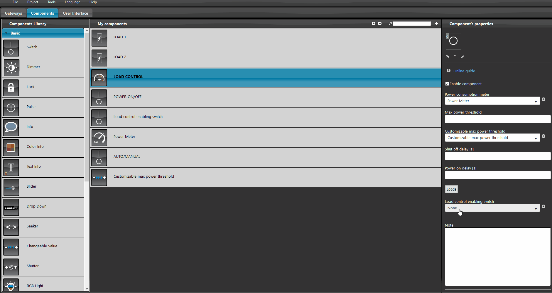 Load control ILEVIA Beyond Building Automation
