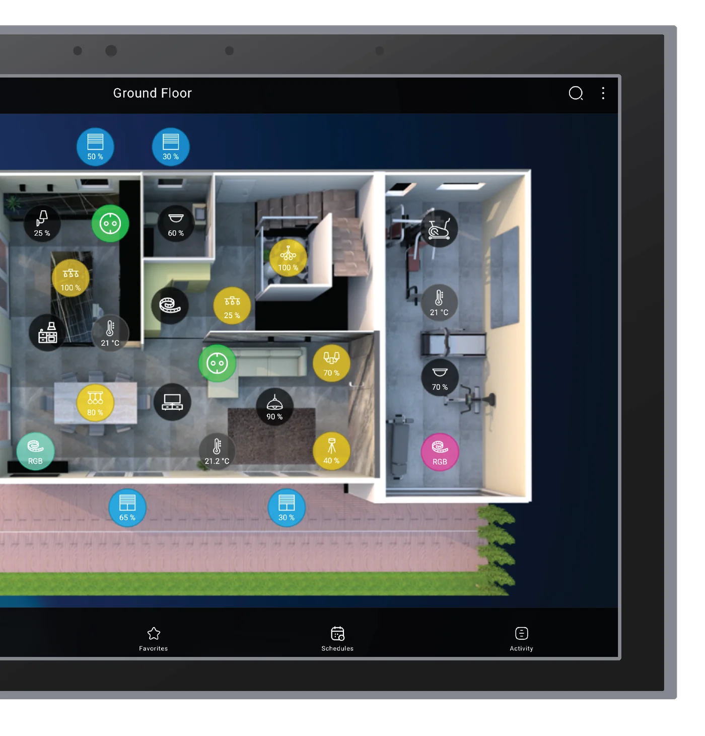 Control your building from one single platform.