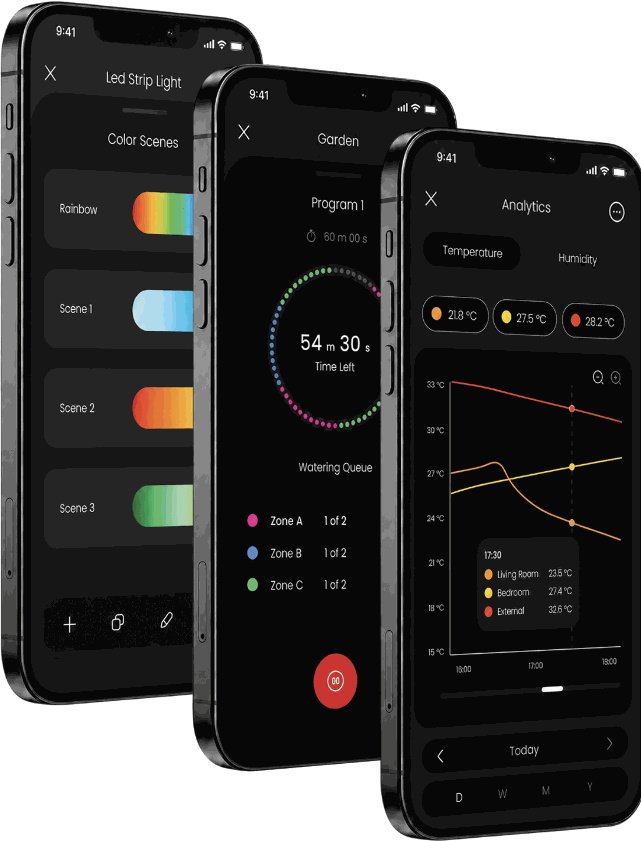 Control your building from one single platform.