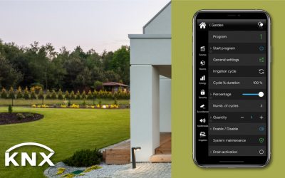 Intelligent control of the irrigation system with the dedicated function of the Ilevia supervisor